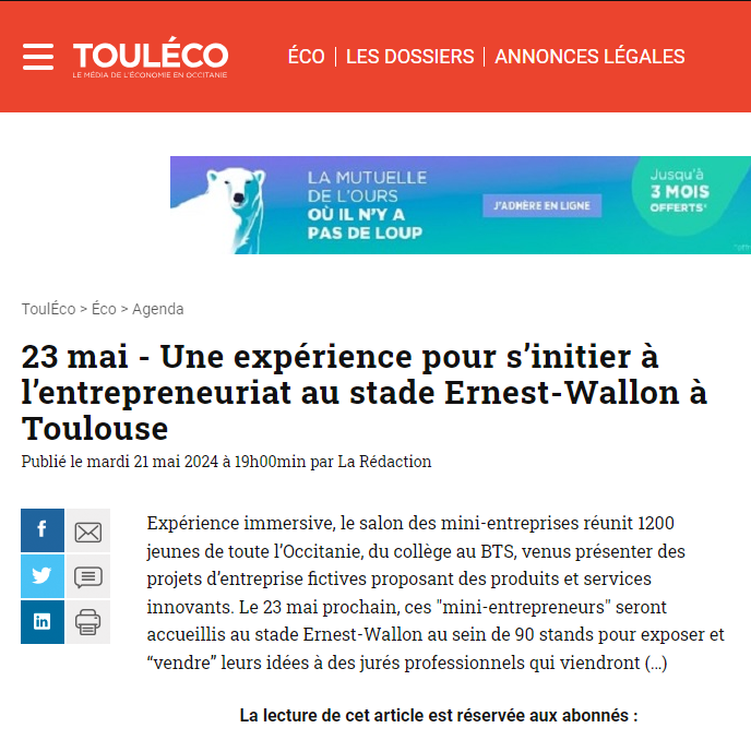 Article Toulouse